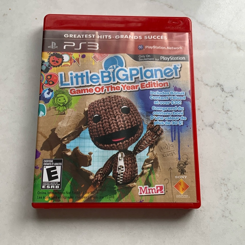 Little Big Planet Playstation 3 Game